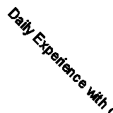 Daily Experience with God, Murray, Andrew, Used; Good Book
